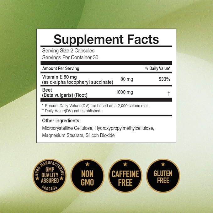 JUNG KWAN JANG Beet Root with Vitamin E - 60 Capsule