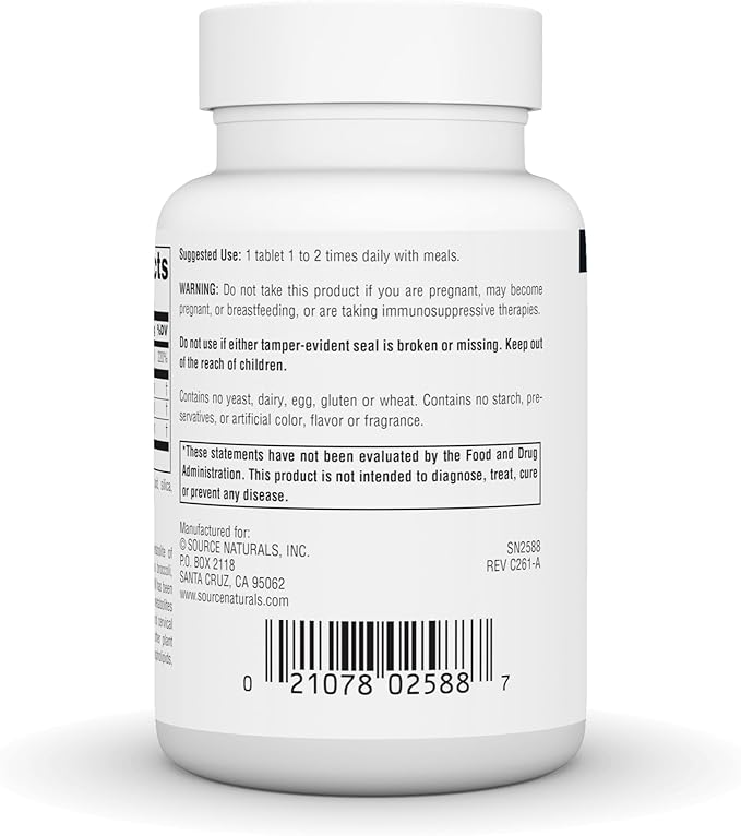 Source Naturals DIM, Diindolylmethane 200mg with BioPerine, Vitamin E & More - 30 Tablets