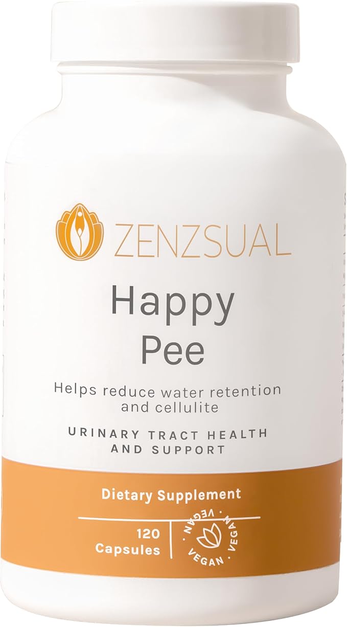ZENZSUAL Happy Pee, 120 Capsules – Urinary Tract Support & Bladder Health Supplement with Cranberry, D-Mannose, Vitamin C and Oregano for Women and Men – Healthy Flow, Comfort & Fluid Balance