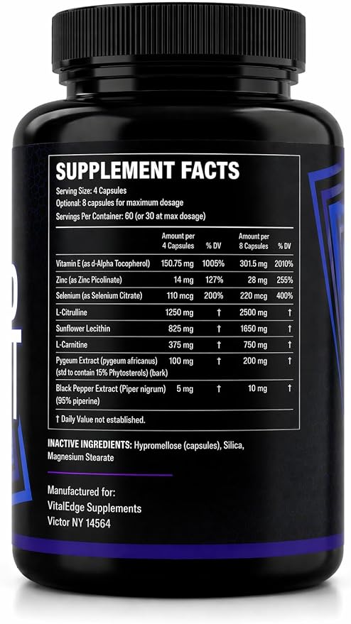 Semen Volume Booster Dietary Supplement for Men’s Fertility Health Support | Premium Dosing for Maximum Load and Quality Results | Made in the USA | 150 Capsules (1 Month Supply)
