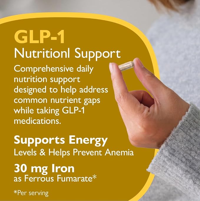 Celebrate Vitamins META Multi GLP-1 Multivitamin Weight Support – 30 Capsules – Once-Daily Supplement w Iron, Vitamin D, B12, Magnesium – GLP-1 Vitamin for Hair Loss, Fatigue & Nutrient Gaps