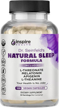 Sleep Support Formula - L-Threonate, Apigenin Melatonin, L-Theanine - 120 Capsules - 4-in-1 Non-Habit Forming Apigenin Supplement - Restful Nights and Refreshing Mornings - by Ginsipre Health