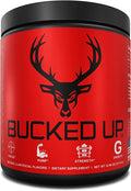 Bucked Up Pre Workout - Best Tasting - 6 Grams Citrulline, 2 Grams Beta Alanine Non Proprietary Blend, Powder (Strawberry Kiwi)
