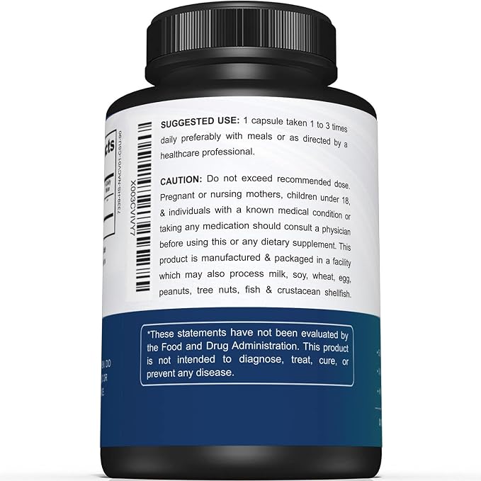 Sunergetic Premium NAC Supplement N-Acetyl Cysteine – 750mg Per Capsule – Supports Liver, Detox Immune, Cellular & Respiratory Health – 90 N Acetyl Cysteine Capsules