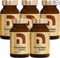 Fucoidan Powered with AHCC® Brown Seaweed Immunity Supplement with High Purity Mekabu Mozuku Agaricus 5 Bottles - 800 Vegetable Capsules