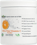GMO Free Vitamins - Ultra Fine Non GMO Vitamin C Powder, Made in UK - Highest Grade of Quali-C L-Ascorbic Acid for Maximum Bioavailability – Vegan (8 oz.)