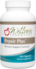 Repair Plus Featuring TurmiPure Gold Turmeric (Curcumin) with Quercetin Phytosome and Proteolytic Enzymes Bromelain and Papain for Repair, Recovery, and Tissue Health (100 Capsules)