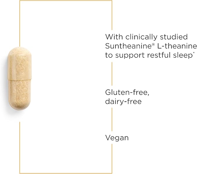 Integrative Therapeutics Pro-Som - Melatonin-Free Quality Sleep Support for Nighttime Relaxation* - Bedtime Supplement for Restful Sleep Support* - Dairy- & Gluten-Free - 60 Capsules (15 Servings)