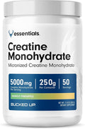 Bucked Up Mango Pineapple Creatine for Women and Men - Easy to Mix Vegetarian - Flavored Creatine Monohydrate Powder - Made in USA - 5G Per Serving - 50 Servings - 250 Grams Per Container