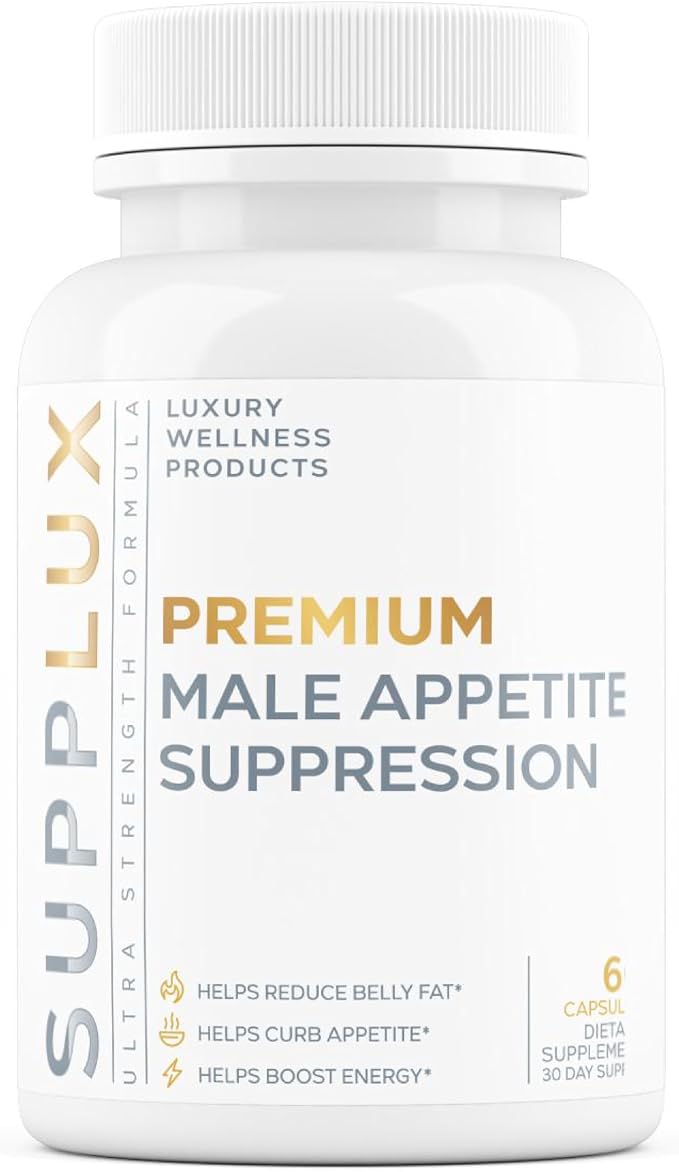 PREMIUM Male Appetite Suppressant - Weight Loss Pills, Fat Burner for Men, GLP-1 Pathway Support - Can Help Sustain Muscle While Burning Fat - Powerful Fat Burning Assistance- 60 Capusles