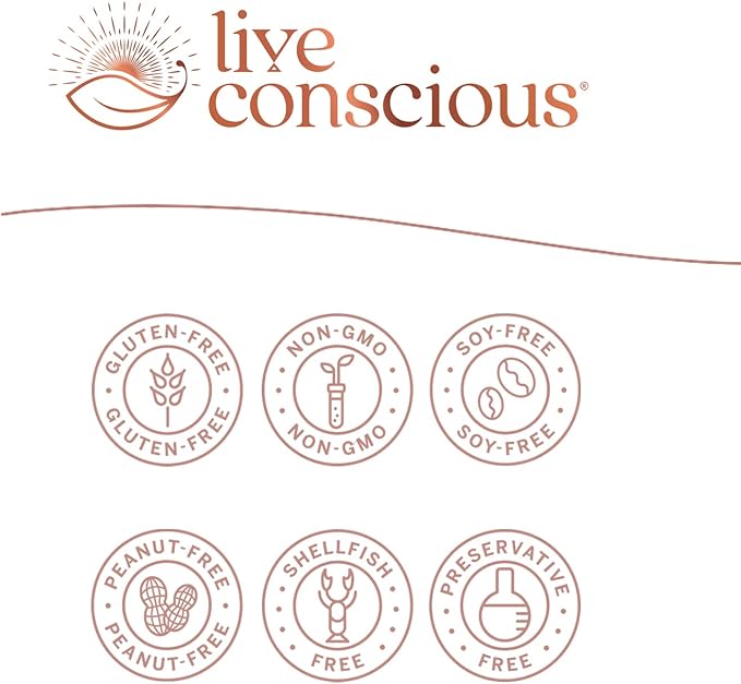 Live Conscious KSM-66 Ashwagandha Supplement w/L Theanine & AlphaWave - ZenWell Everyday Stress Relief, Cognitive, Brain Health - Ashwagandha for Men & Women - 60 Capsules (2-Pack)