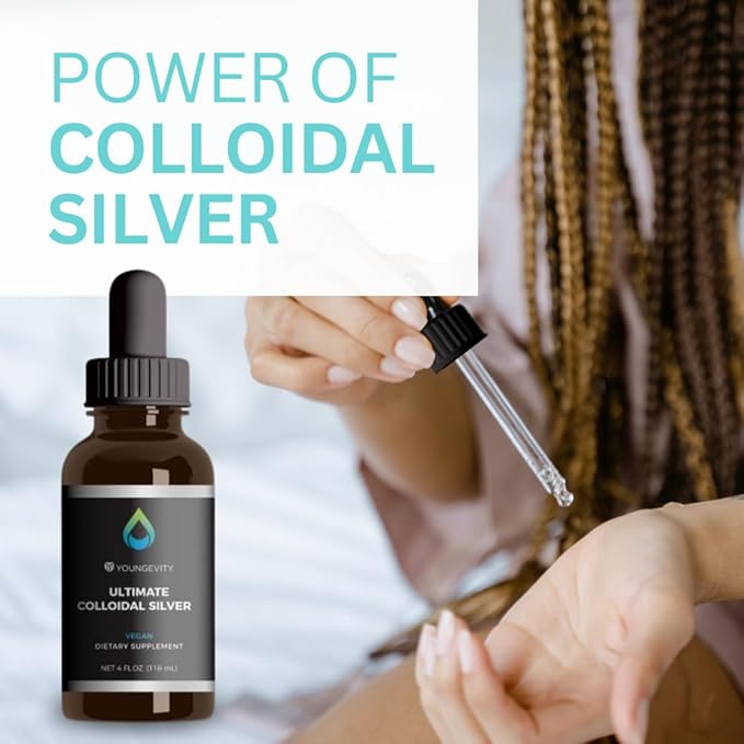 Youngevity Ultimate Colloidal Silver Plus (4 Fl Oz -Pack of 4)