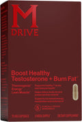 Mdrive Boost and Burn Testosterone Support Supplement and Fat Burner with Zinc, KSM-66 Ashwagandha, 75 Capsules