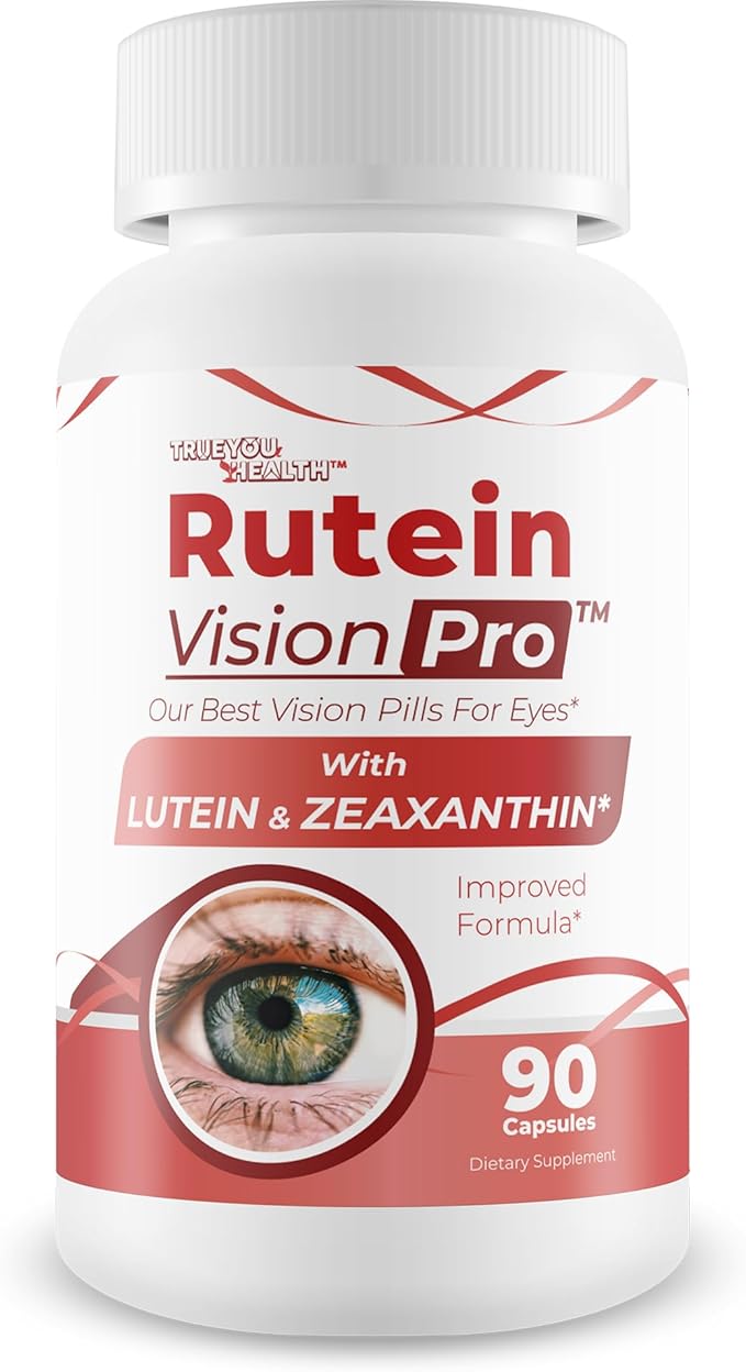 Rutein Vision Pro - Our Best Vision Pills For Eyes - Vitamin A Vision Capsules - Vision Improvement Pills - Rutein Supplement For Eyes - Rutein Eyebright Eye Red Root Hack For Retina Clear Ocular Clog