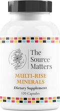 Multi-Rise Minerals Daily Multi-Mineral Supplement with Highly Absorbed Chelated Minerals for Bone, Muscle, Nerve, and Digestive System Support (120 Capsules)