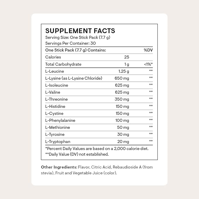 THORNE - Amino Complex - Clinically-Validated EAA and BCAA Powder for Pre or Post-Workout - Promotes Lean Muscle Mass & Exercise Recovery* - Berry - NSF Certified for Sport - Dairy-Free - 30 Servings