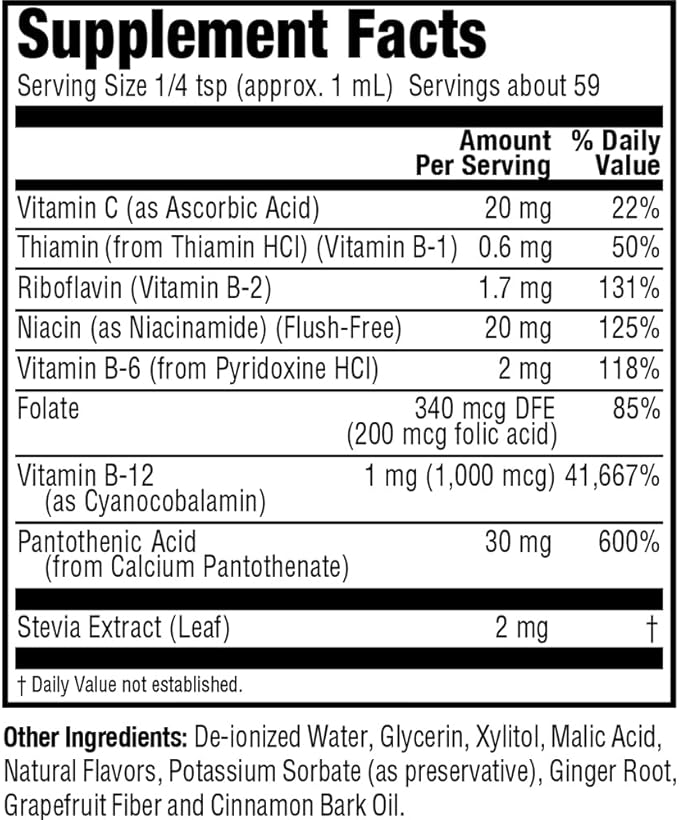 PureFormulas Liquid B-12 (B-Complex) - 2 fl. oz (59 ml)