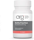 Allergy Research Group Delta-Fraction Tocotrienols Supplement - 50 mg Vitamin E, Annatto, Gamma, Tocotrienols Only, Tocopherol-Free, Hypoallergenic, Softgels - 75 Count