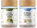 Snap Supplements Liver Health Milk Thistle Supplement + Kidney Health Cranberry Supplement Bundle, 60 Vegetarian Capsules (30-Day Supply)