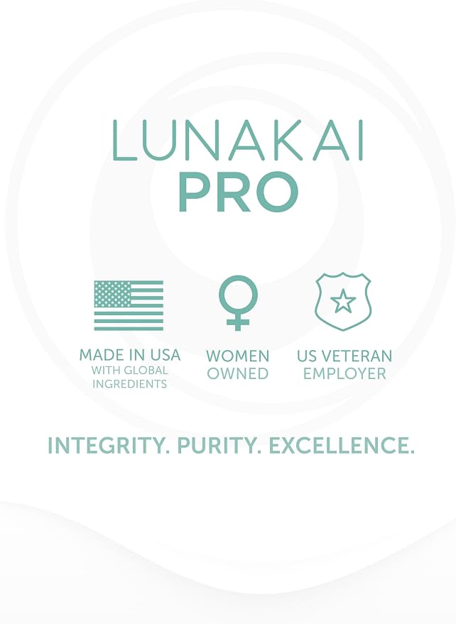 Lunakai PRO - Clinically Studied USA Made Myo-Inositol & D-Chiro Inositol Supplement for Women - 40:1 Ratio 4000mg with CoQ10 Folate & Vitamin D3 - Daily Hormone Balance & Ovarian Support - 120ct