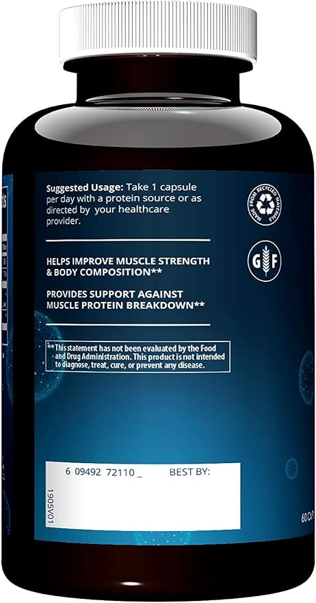 MRM - HMB 1000, Muscle Maintenance, Helps Improve Muscle Strength and Body Composition (60 Count)