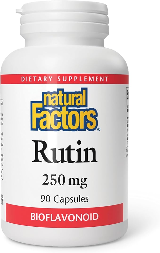 Natural Factors - Rutin 250mg, A Citrus Bioflavinoid, 90 Capsules
