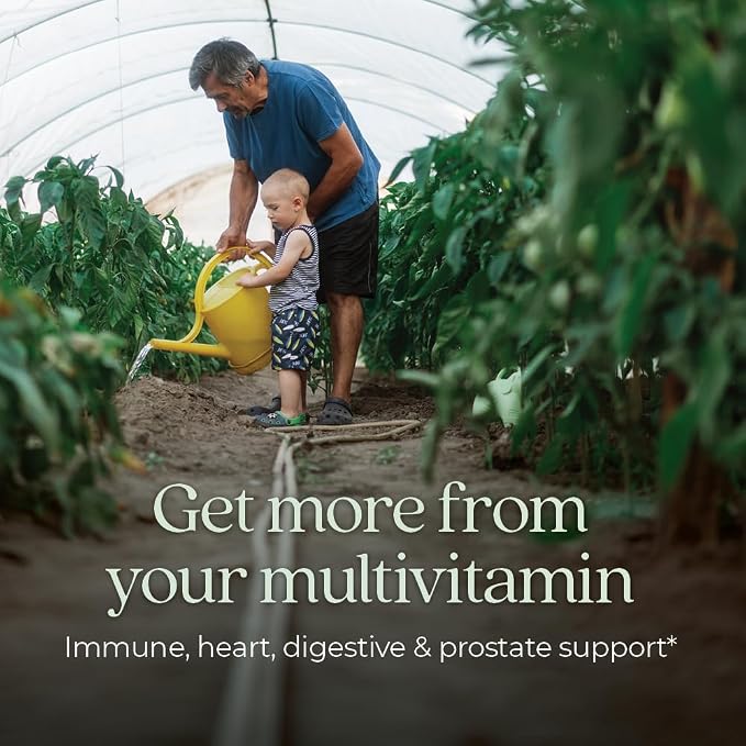 New Chapter Men’s Multivitamin 55+, Extra B6 & B12, D3, Astaxanthin, Vitamin C & Zinc, Immune, Heart, Cellular Energy, and Brain Health, Gentle on The Stomach, One Daily, Non-GMO, 96 Tablets