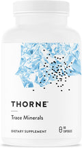 THORNE - Trace Minerals - Optimally Absorbed, Chelated Mineral Supplement with Zinc, Boron, Selenium, Chromium & Manganese - Third-Party Certified - Gluten, Dairy & Soy-Free - 90 Capsules