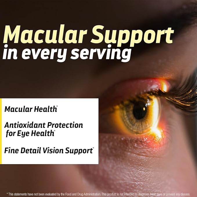 Lutein 20 mg Eye Care Supplement - Vision Support, Macular Wellness & Antioxidant Activity - Non-GMO & Gluten Free - 60 Vegan Capsules - 1 Capsule per Day, 2 Month Supply