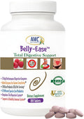 NWC Naturals Belly-Ease Healthy Digestive Enzymes Plus Prebiotics & Probiotics, Essential Enzymes, Vegetarian, Better Digestion, Full Spectrum Digestive Solution - 180 Count Chewable Tablets