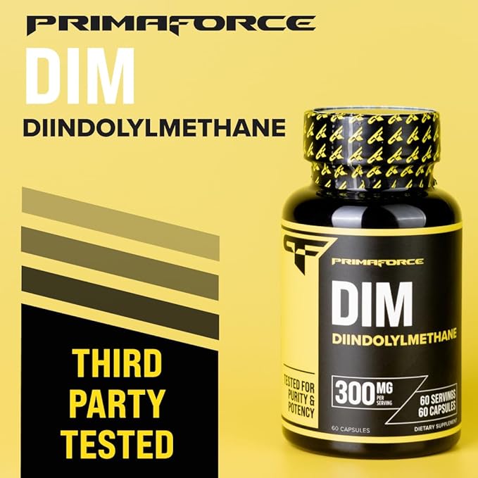 Primaforce DIM Supplement (Diindolylmethane) 300mg, 60 Capsules