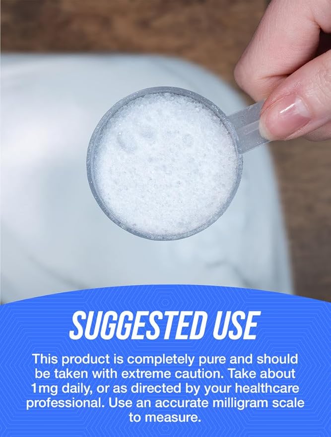 BulkSupplements.com Pure Biotin Powder - as Vitamin B7, Biotin Vitamins for Hair, Skin and Nails - Gluten Free, 1mg per Serving, 250g (8.8 oz) (Pack of 1)