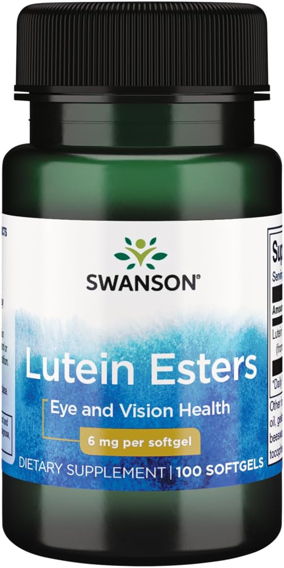 Swanson Lutein 6 Milligrams 100 Sgels