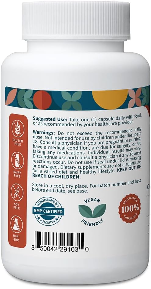 Pattern Wellness CoQ10 – 200mg Ubiquinone with BioPerine® Black Pepper Extract – Cellular Energy & Vitality Support – Non-GMO – 90 Vegan Capsules*