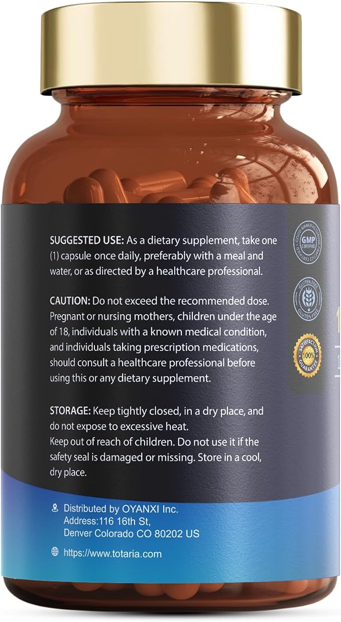 Magnesium Complex 700mg 12 in 1 Magnesium Supplement with Glycinate Citrate Malate Oxide Taurate Aspartate Orotate Magnesium Relaxation,Muscle,Heart Support, Vegan 120 Capsules 2PK