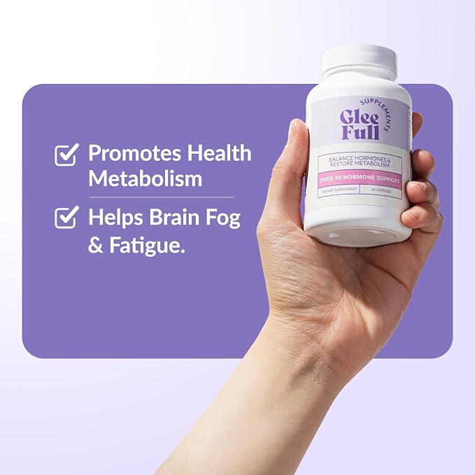 GleeFull Over 30 Hormone Support - Menopause Supplements for Women - Hormone Support for Women