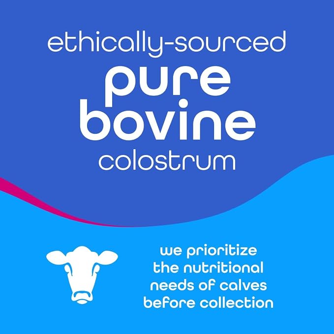 Zena Nutrition Pure Bovine Colostrum & Collagen Powder Supplement for Gut Health, Immune Support, Digestion, Hair, Skin & Nails, Unflavored, Gluten & Sugar Free, 30 Servings