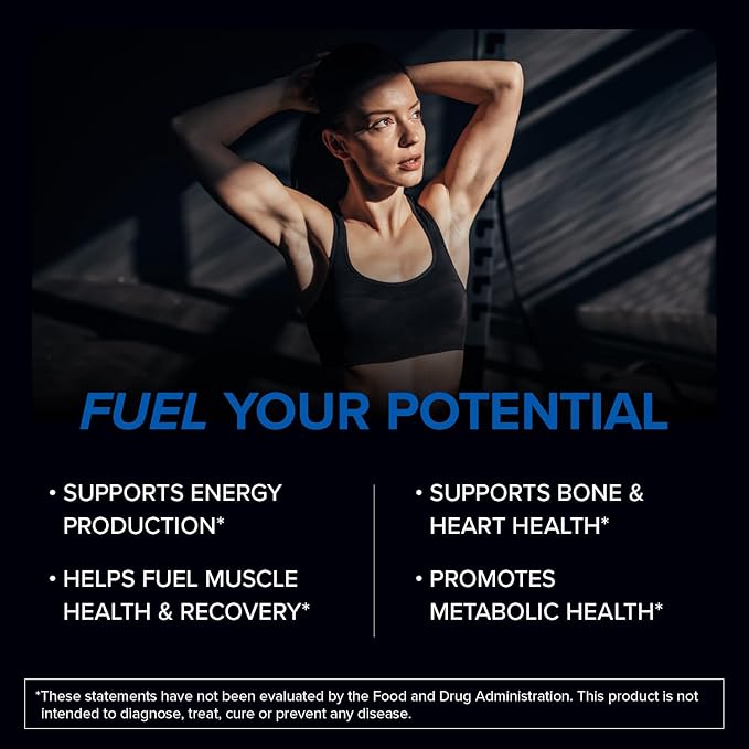 Designs for Sport Magnesium Glycinate - Magnesium Supplement to Support ATP Energy, Muscle Recovery, Bone Health & Heart Health - NSF Certified for Sport (120 Capsules)