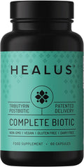 Healus Complete Biotic - Postbiotic Tributyrin Supplement - Postbiotics for Gut Health - Butyrate Gut Health Supplement