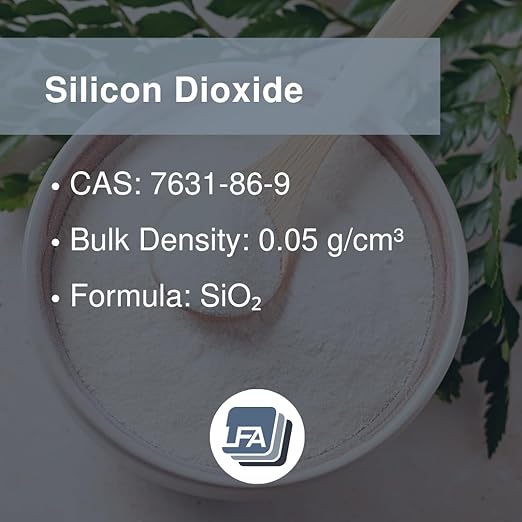 Silicon Dioxide - Anticaking Agent - 5 kg (11 lb) - Food Grade Silica Powder - Moisture-Absorbing Glidant for Tablet Press & Capsule Filler Pill Mix