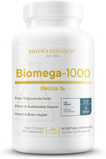 Biotics Research Biomega-1000™ Omega 3 Fish Oil With EPA 529mg / DHA 353mg– Omega-3 Fatty Acids 1000 mg- Highly Concentrated Fish Oil 90 Days Servings–Supports Immune, Brain & Heart Health–90 Softgels