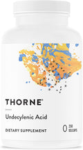 THORNE - Undecylenic Acid - Fatty Acid Support for a Healthy Balance of Gut & Vaginal Flora - Promotes Optimal GI Tract Function* - Gluten, Dairy & Soy-Free - 250 Softgels