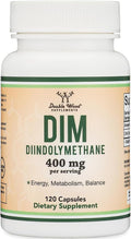 DIM Supplement for Women and Men (Diindolylmethane Estrogen Blocking Supplement, Hormonal Acne Treatment, Hormone Balance for Women) 400mg Servings, 200mg Per Capsule, 120 Capsules by Double Wood