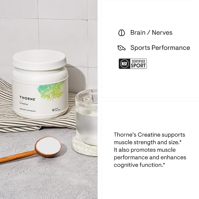 THORNE - Performance Power Duo - Amino Complex + Creatine Combo for Energy, Lean Muscle, and Endurance - NSF Certified for Sport - 30 to 90 Servings