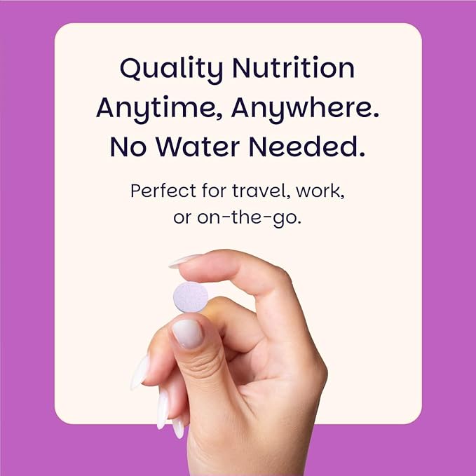 EZ Melts Hair Health Complete - Hair Supplement to Support Strength & Growth - Includes AnaGain Nu, Biotin, Apigenin, Bambo Silica & More - 120 Sublingual Tablets (60 Servings)