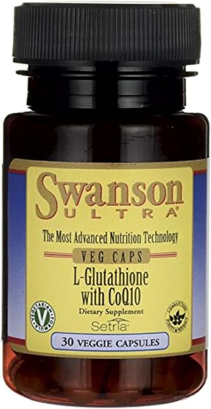 Swanson ULT L-GLUTATHIONE W/COQ10 30 Vegan C
