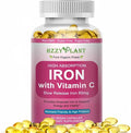 Iron Supplement for Women - High Absorption Iron Supplement with Vitamins C for Iron Level & Energy Support - Stomach Friendly Iron Softgels - Vegan | Non-GMO | Gluten Free | 60 Days Supply