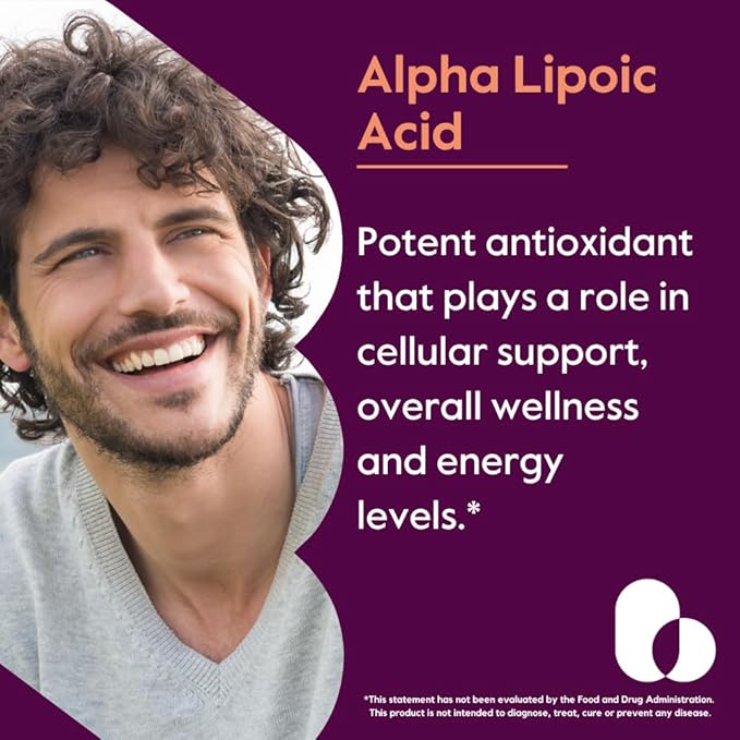 BESTVITE Alpha Lipoic Acid 300mg per Capsule (240 Capsules) (120 x 2) No Stearate - No Flow Agents - Non GMO - Gluten Free