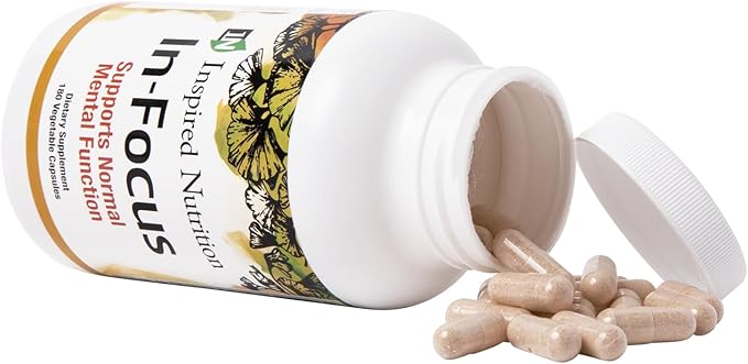 in-Focus - Supports Mental Clarity - No Caffeine - 180 Capsules