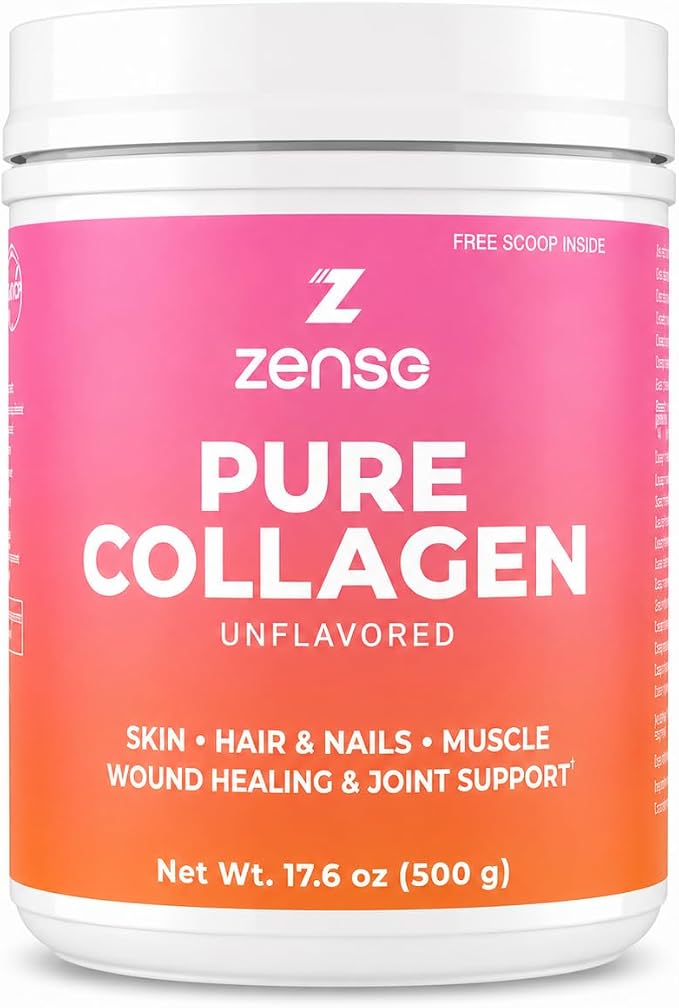 Hydrolyzed Collagen Powder for Women & Men – Organic Type I & III Bovine Collagen Peptides, High Protein – For Bone Strength, Joint Support, Healthy Hair & Glowing Skin - Colágeno Hidrolizado (500 g)